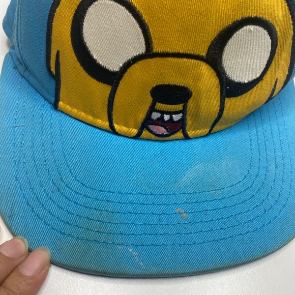 Adventure Time Hat I'm Weird! Cartoon Network Jake & Finn Aqua Snapback Cap - Picture 2 of 9